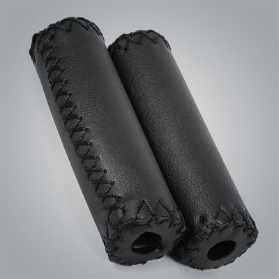Retro Leather Bike Grip