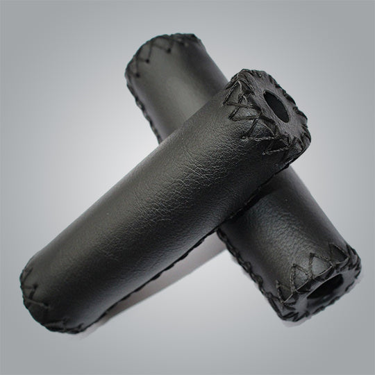 Retro Leather Bike Grip
