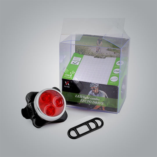 USB Rechargeable Lights Front and Back